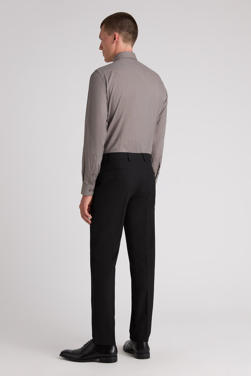 Remus Uomo 18757 Tapered Fit Cotton Shirt Light Brown