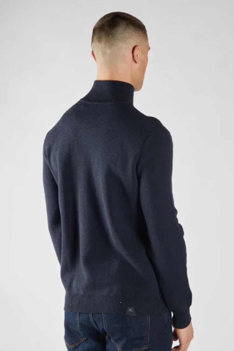 Diesel Pete Half Zip Knit Midnight Blue