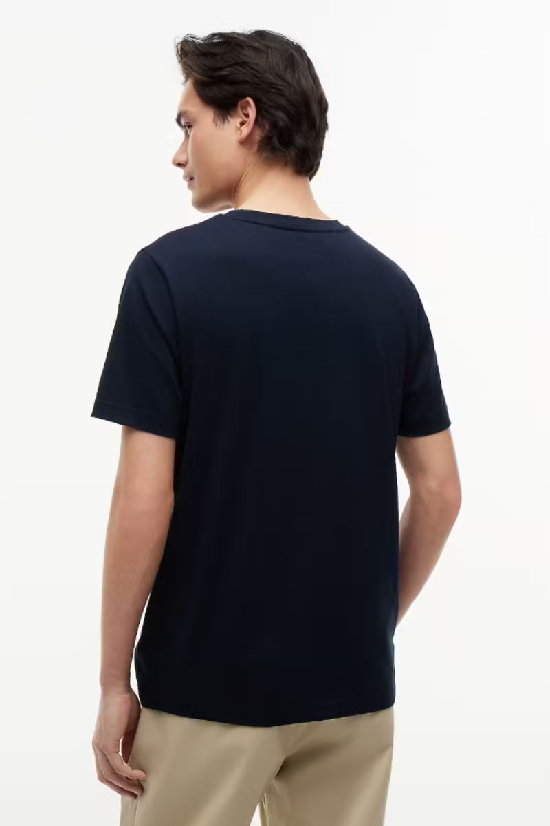 Tommy Hilfiger Script Flag T-Shirt Navy
