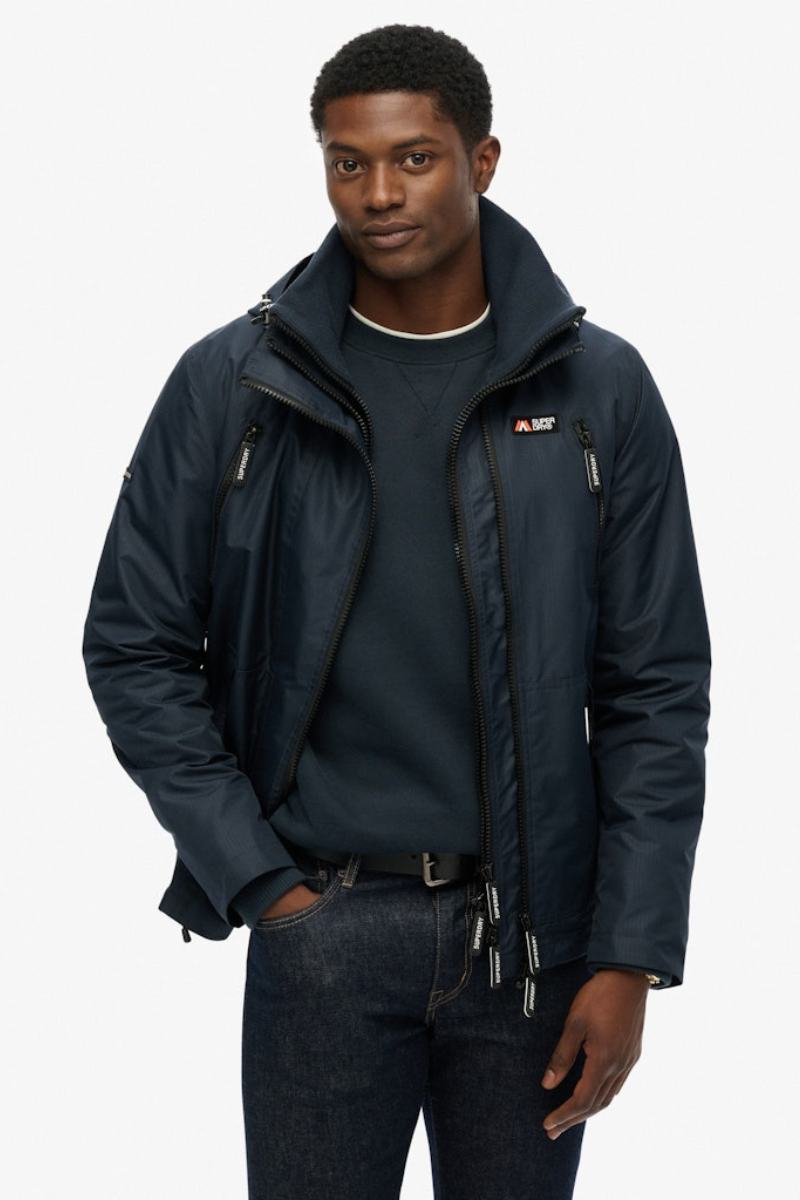 Superdry Mtn Windbreaker Jacket Navy