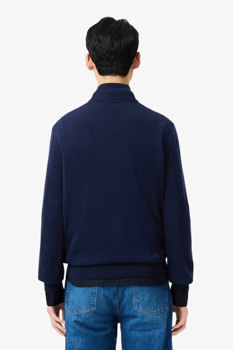 Lacoste 1980 1/4 Zip Knit Navy