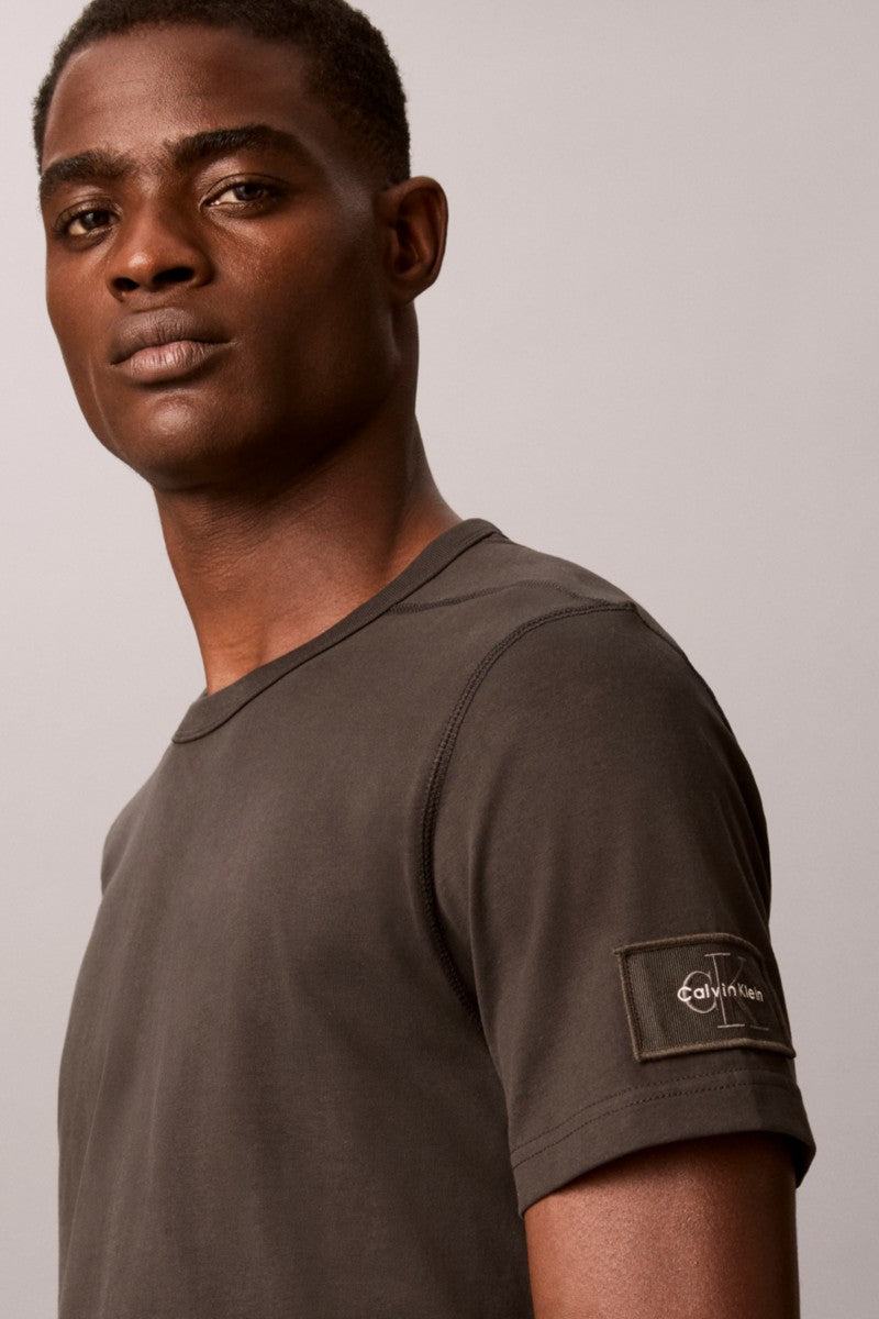 Calvin Klein 206G Classic Sueded Jersey T-Shirt Pirate Black