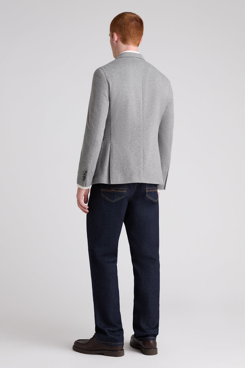Remus Uomo 12914 Antoni Slim Fit Wool Blend Jacket Grey — view 3