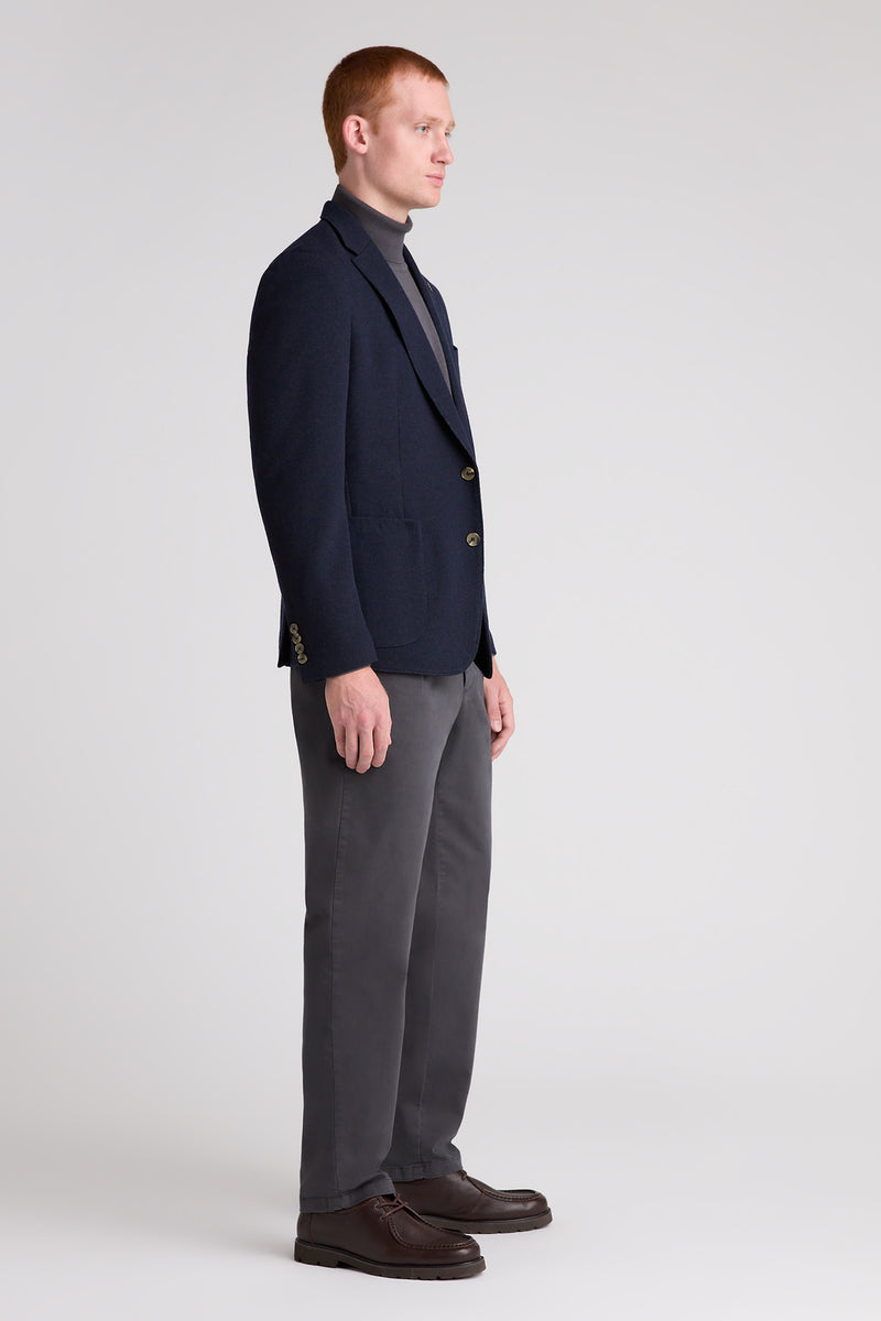 Remus Uomo 12914 Antoni Slim Fit Wool Blend Jacket Navy — view 4
