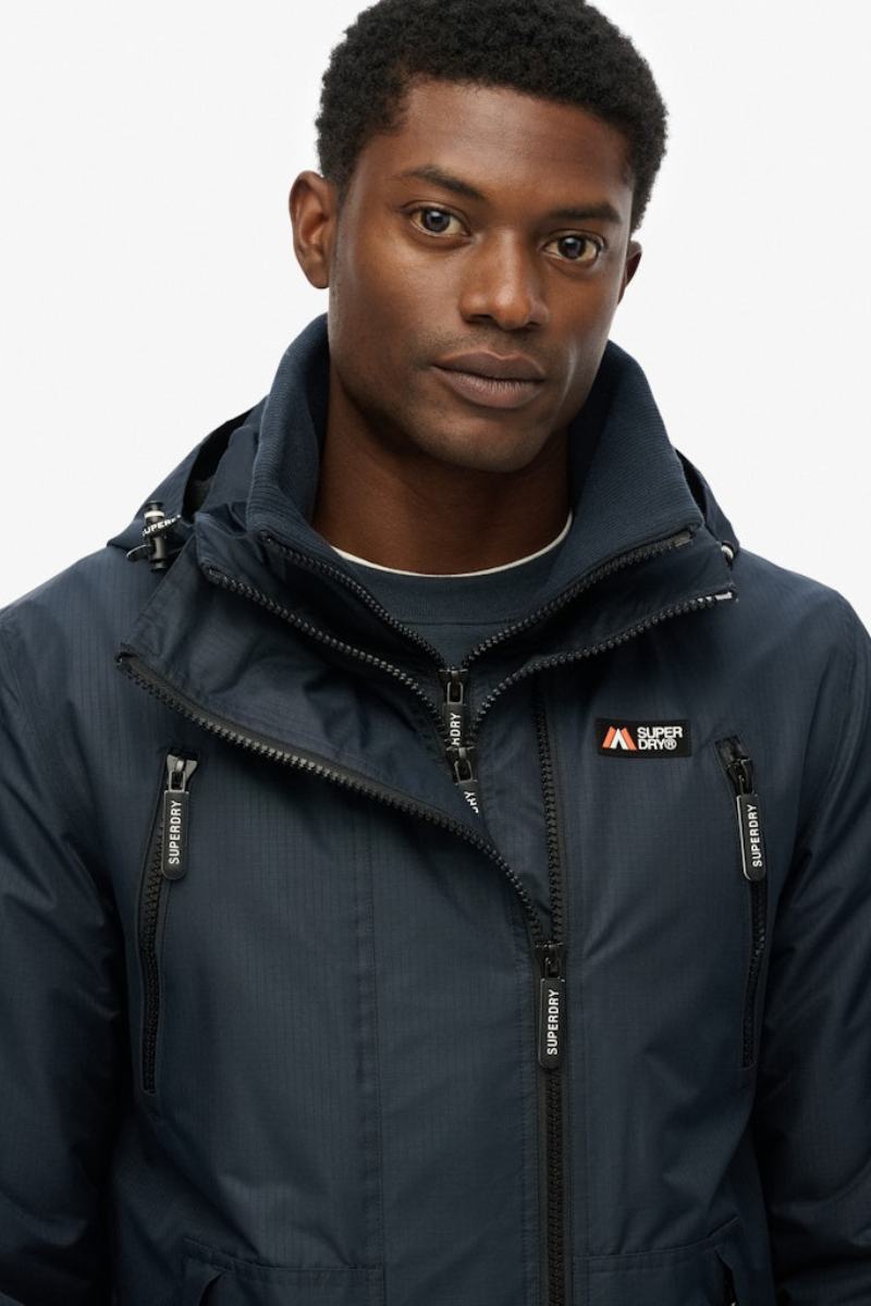 Superdry Mtn Windbreaker Jacket Navy