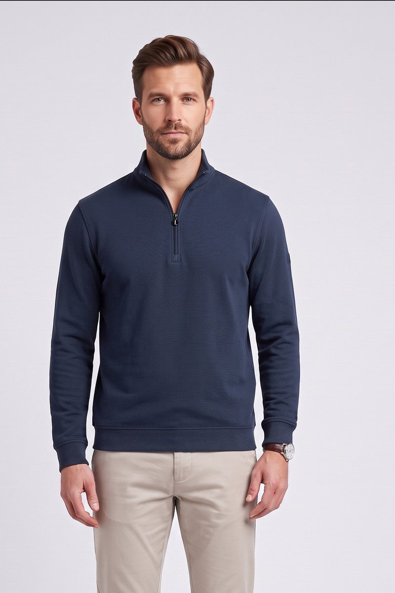 6TH Sense Belter 1/4 Zip Sweatshirt Saphire