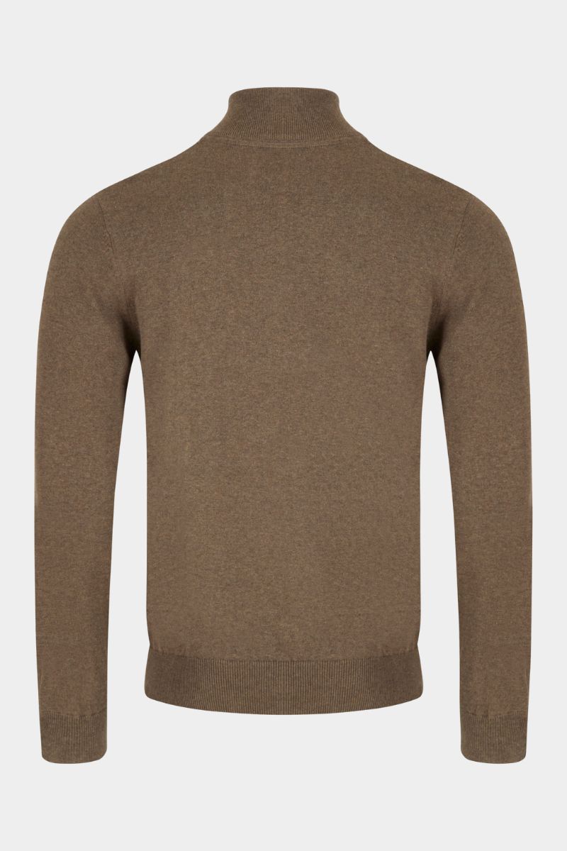 6th Sense Harry Quarter Zip Chestnut