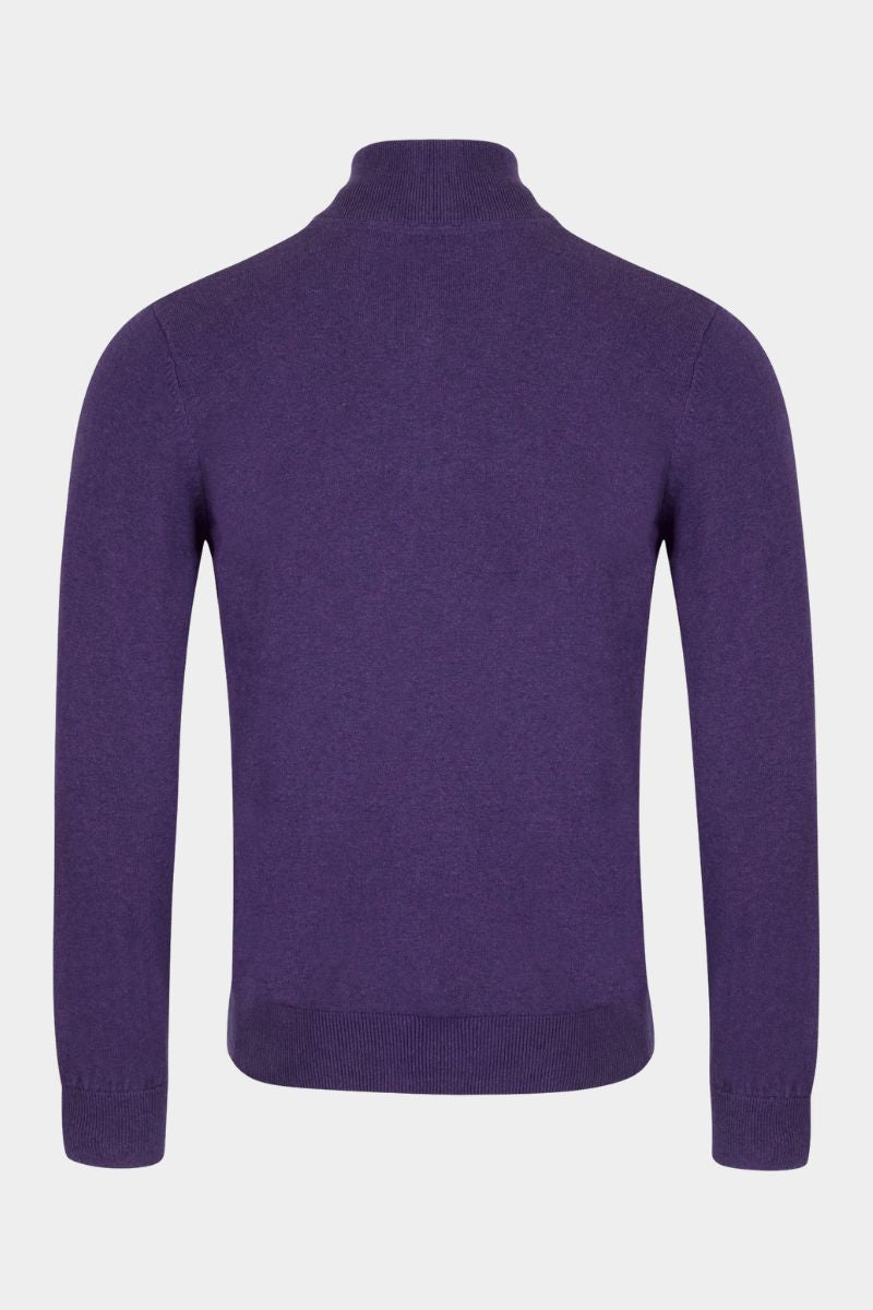 6th Sense Harry Quarter Zip Purple