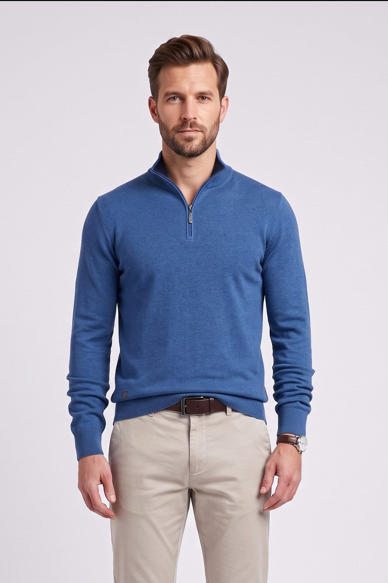 6th Sense Harry Quarter Zip True Blue