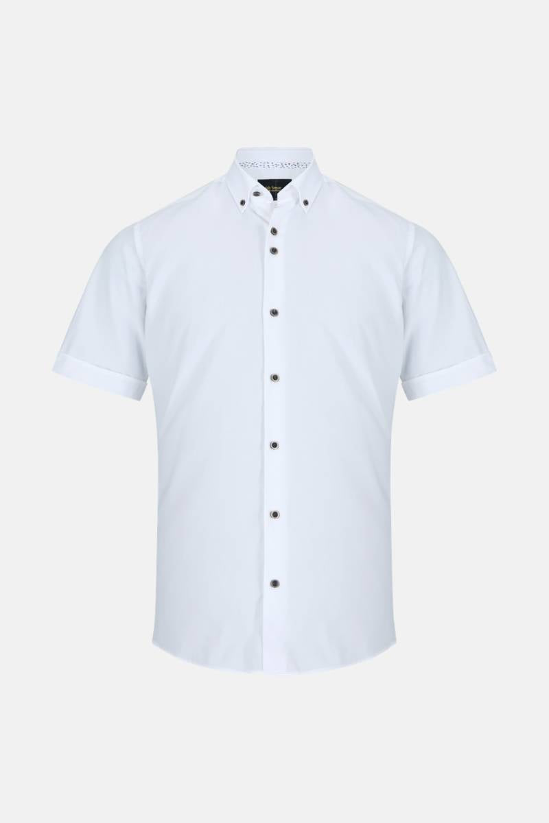 6th Sense Lyocell Short Sleeve Shirt White