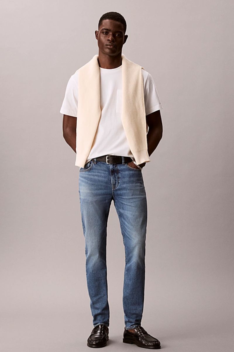 Calvin Klein 742G Slim Taper Jean Blue Tide