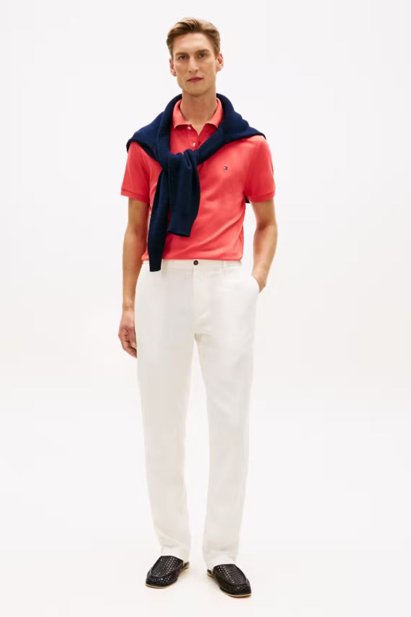 Tommy Hilfiger Liquid Cotton Polo Vintage Red