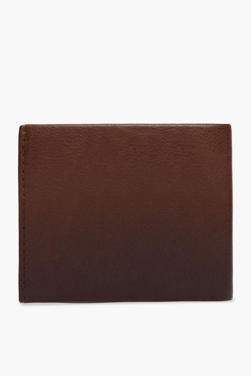 Tommy Hilfiger 14795 Seasonal Leather Card and Coin Wallet Burnished Brown