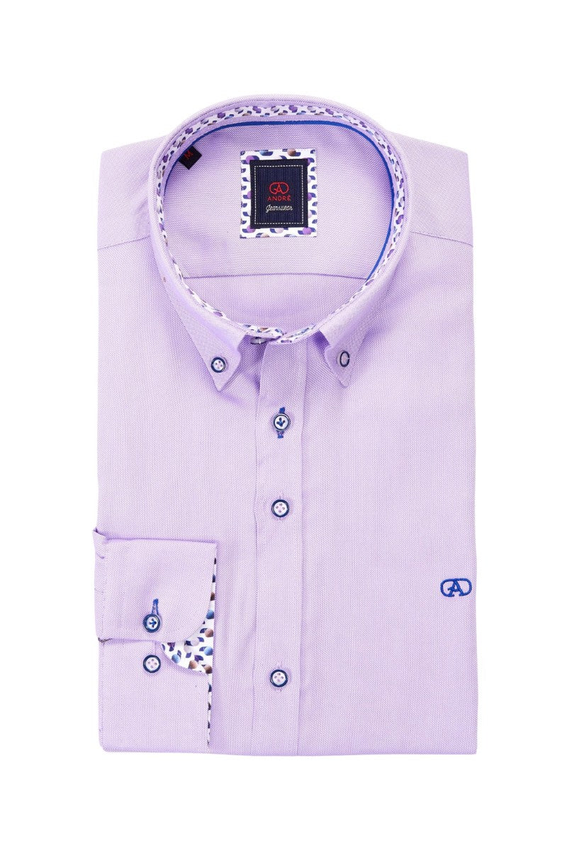 Andre LS Baggot Shirt Lilac