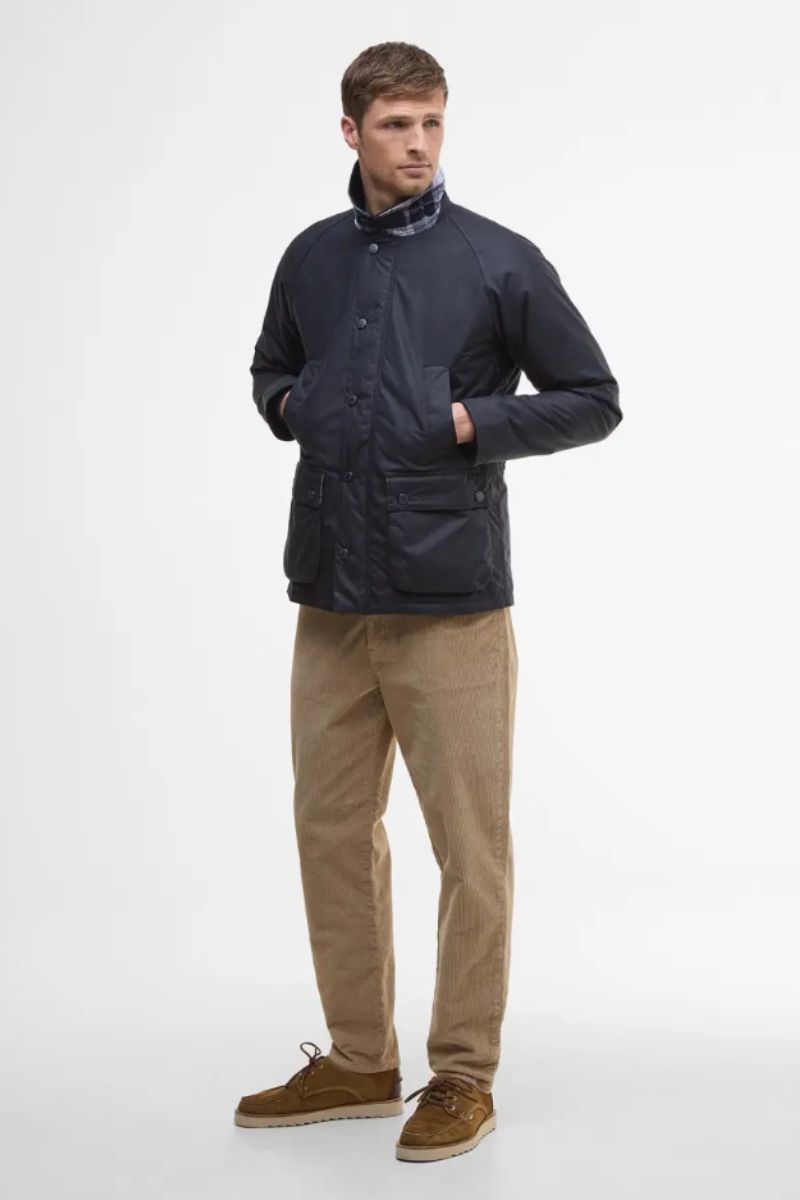 Barbour Ambleside Wax Jacket Navy