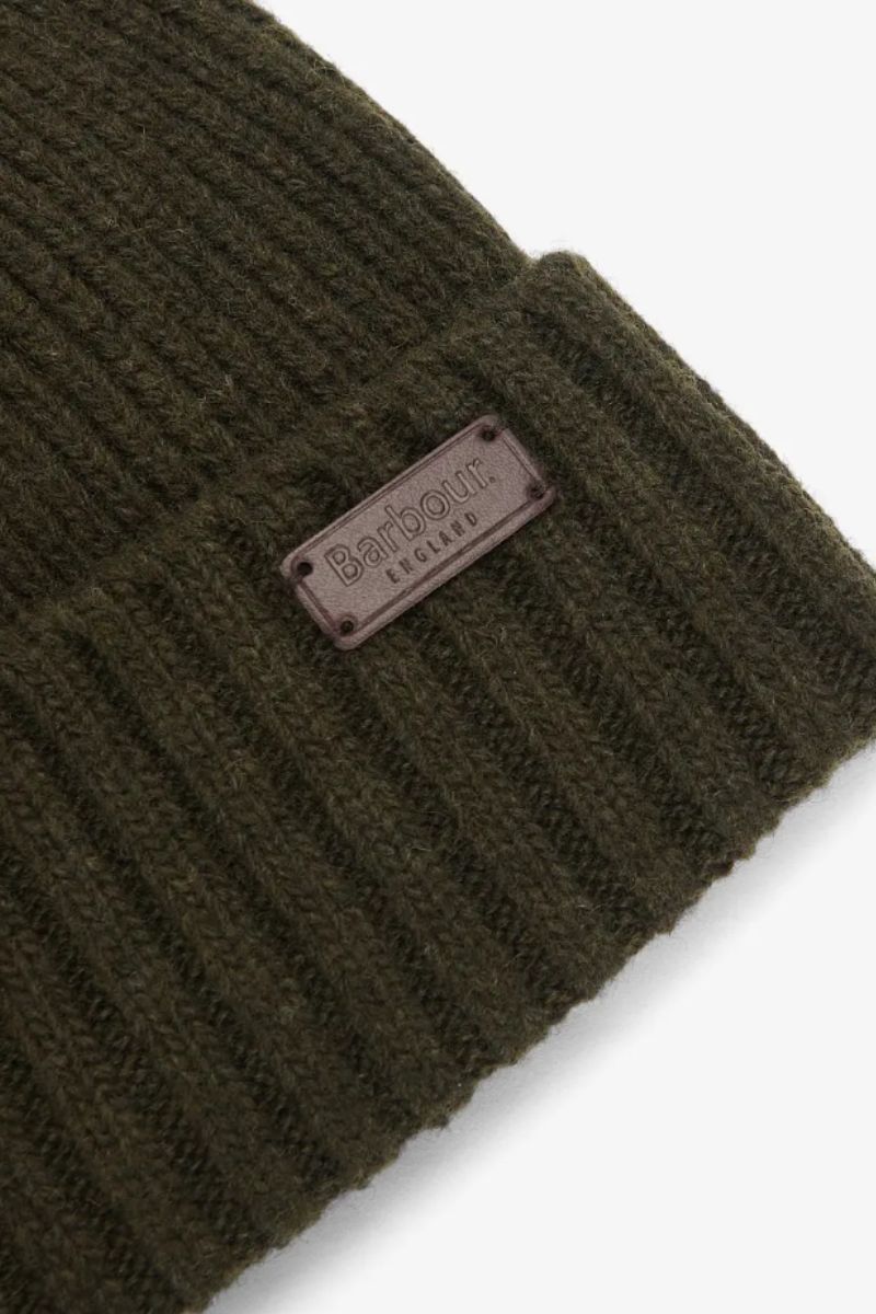 Barbour Carlton Beanie Dark Green
