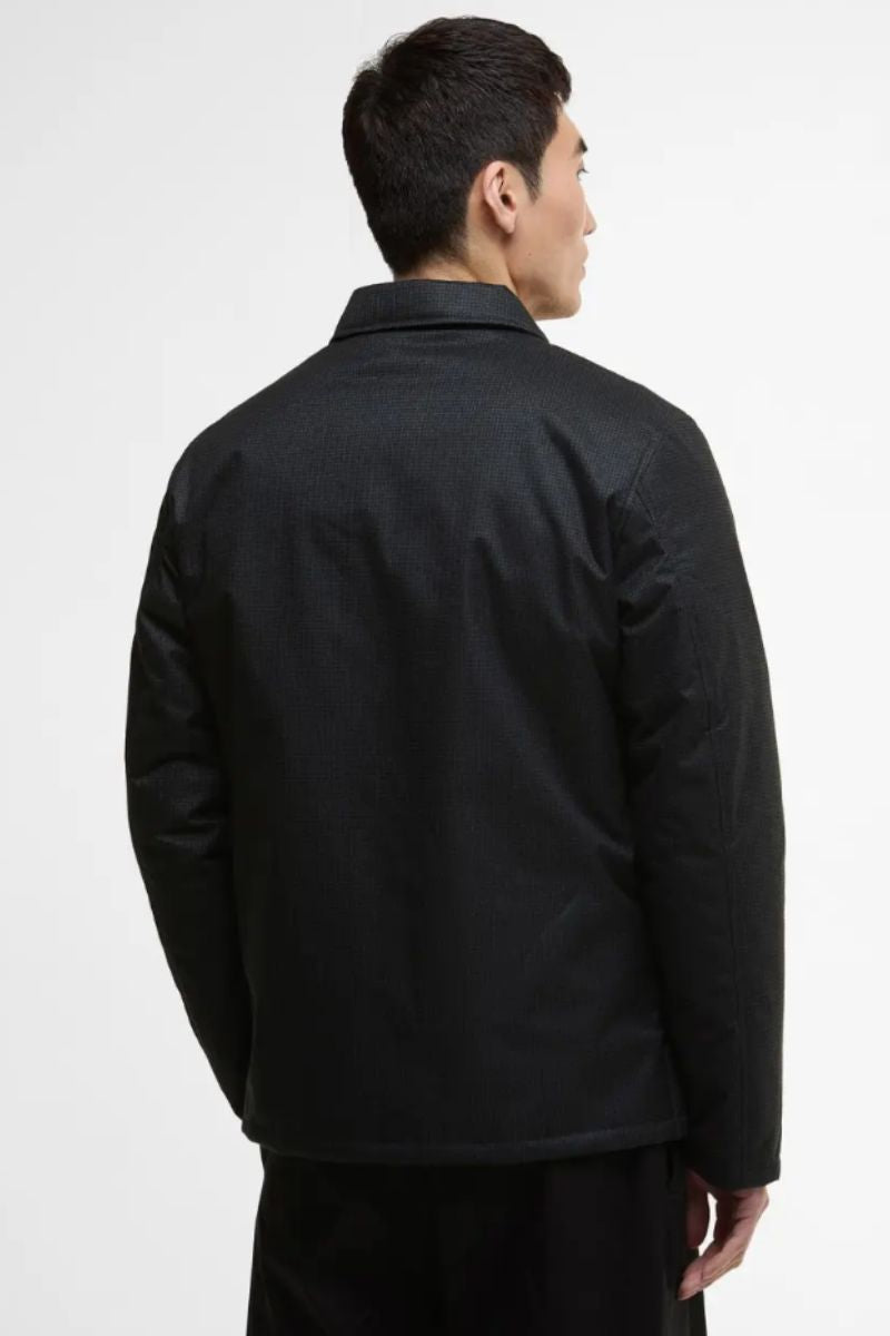Barbour Intl Check Distill Jacket Black