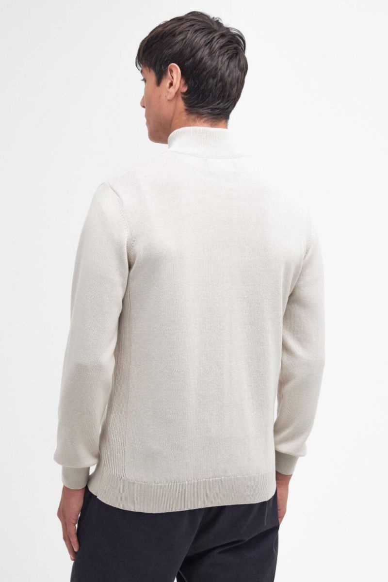 Barbour Cotton Half Zip Jumper Mist