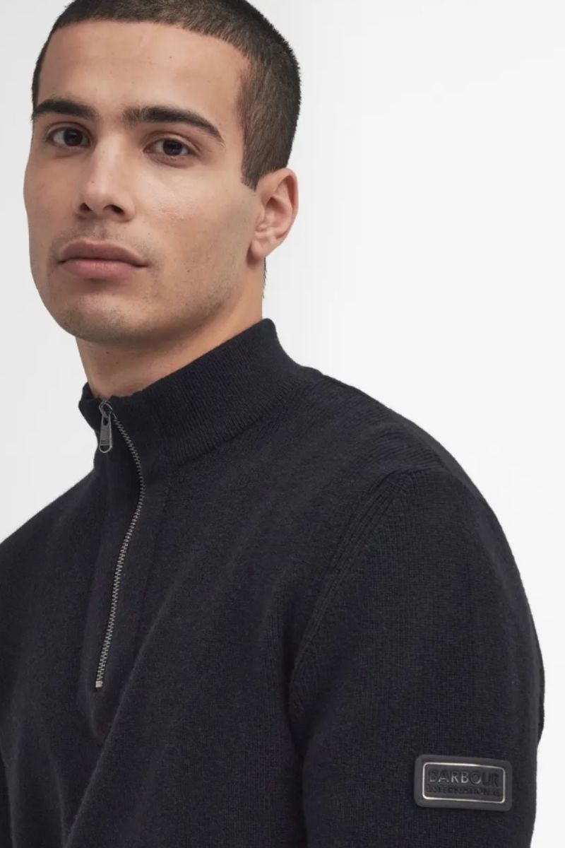 Barbour Inl Crawley Funnel Knit Black