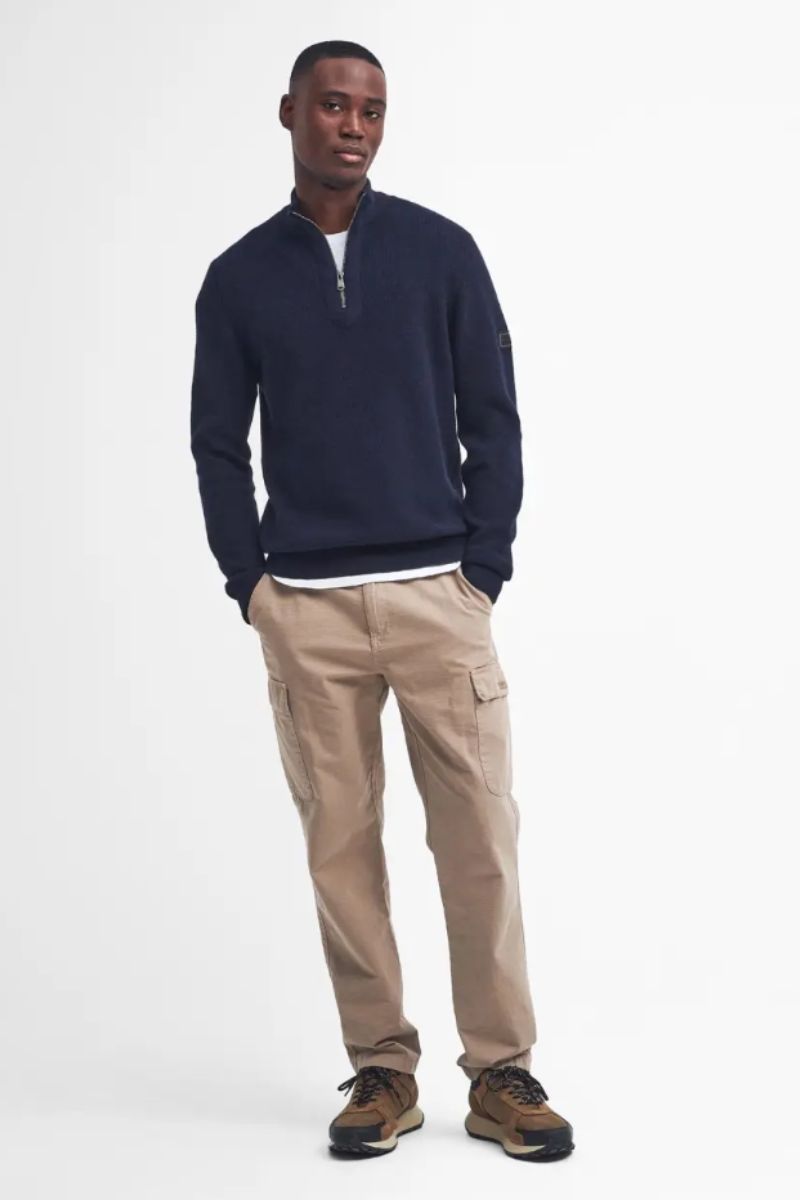 Barbour Inl Crawley Funnel Knit Navy