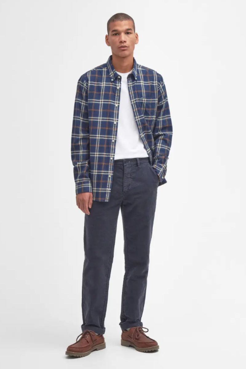 Barbour Crossfell Shirt Blue