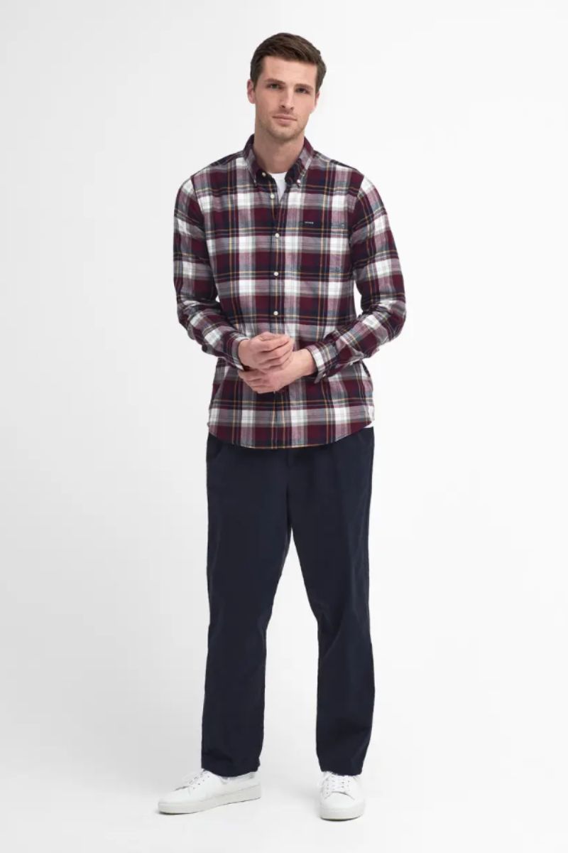Barbour Crossfell Shirt Merlot
