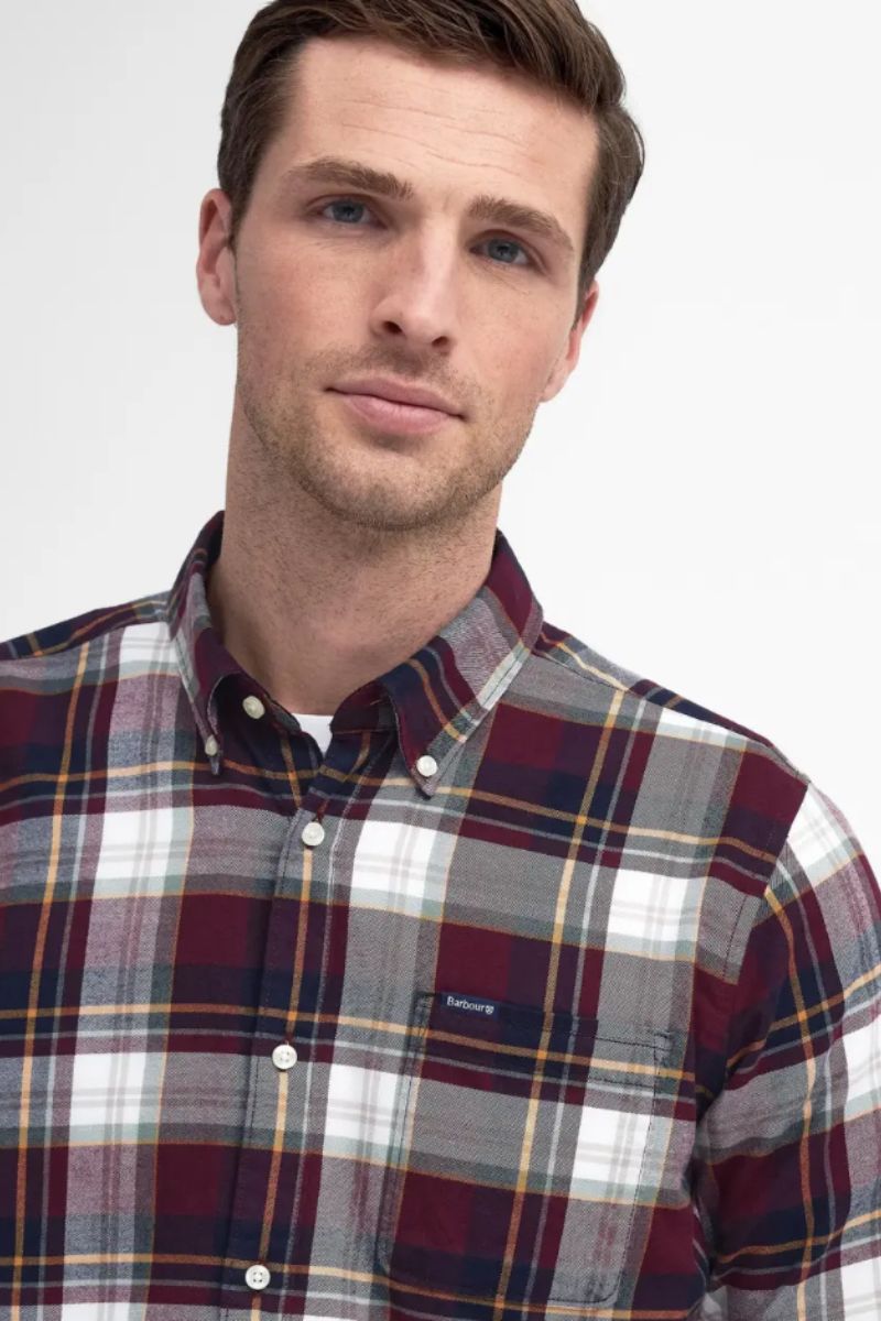 Barbour Crossfell Shirt Merlot