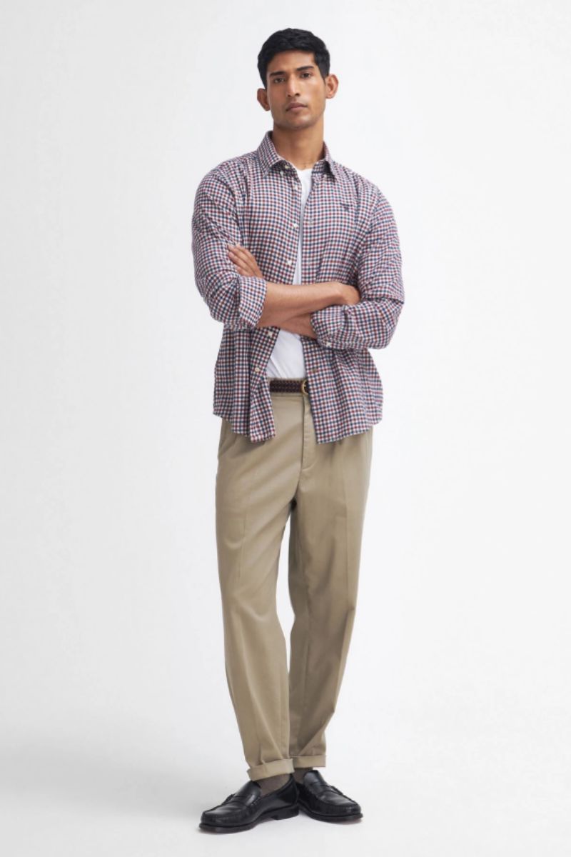 Barbour Finkle Shirt Merlot