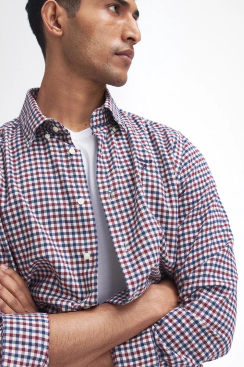 Barbour Finkle Shirt Merlot