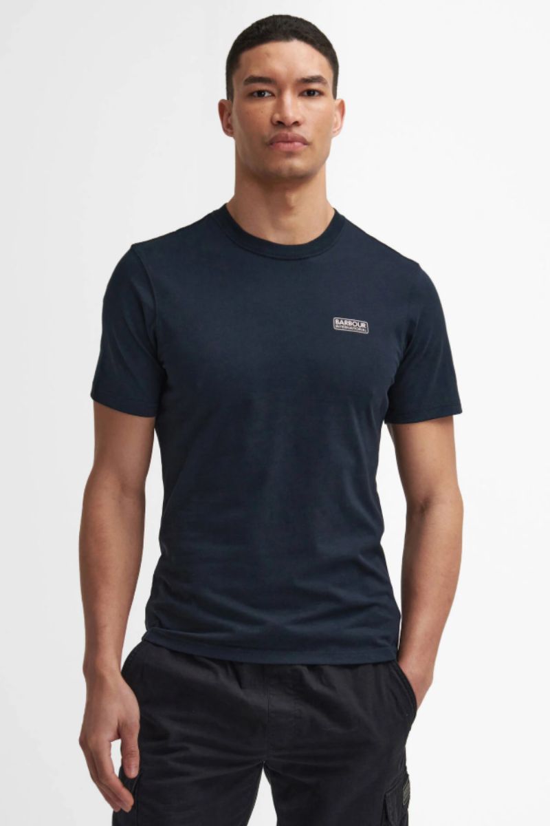 Barbour International Small Logo T-Shirt Navy