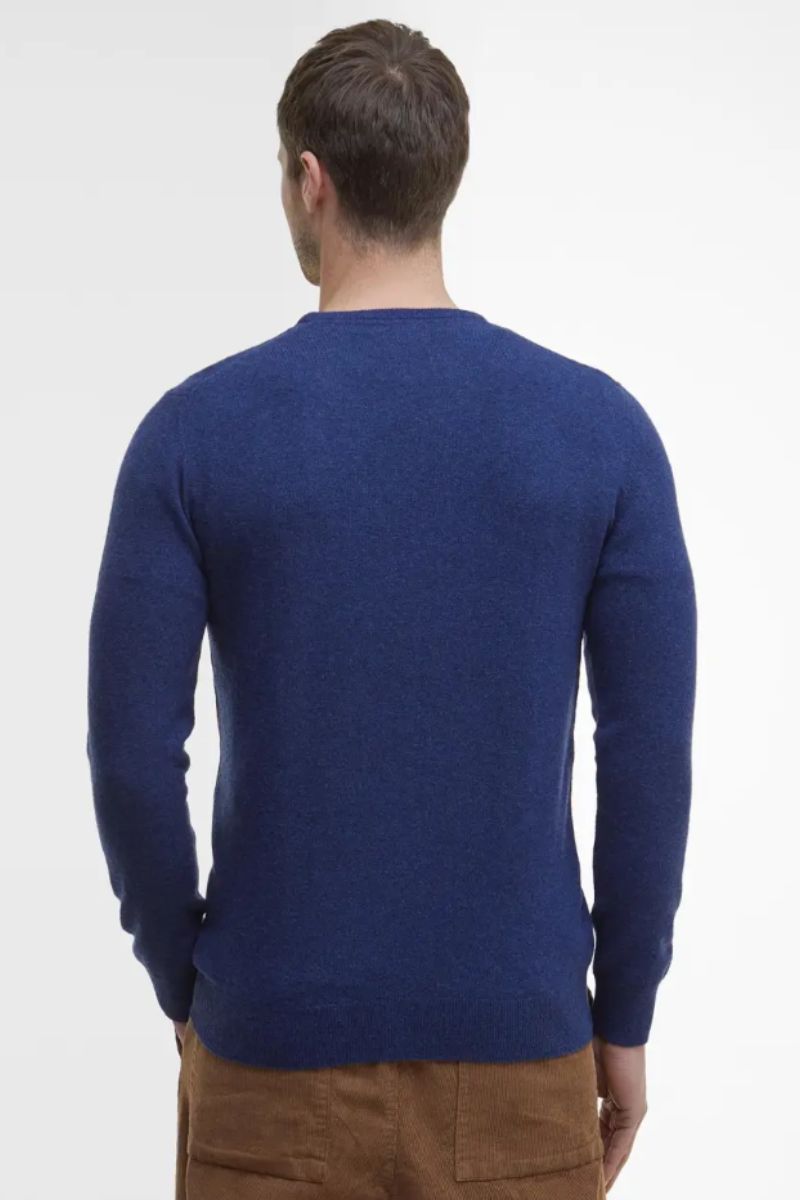 Barbour Ess Lambswool Crew Deep Blue
