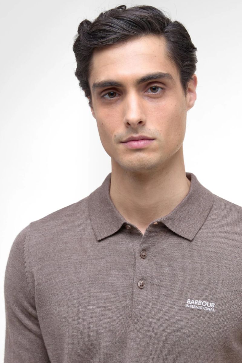 Barbour Intl Merlin Polo Dark Brindle