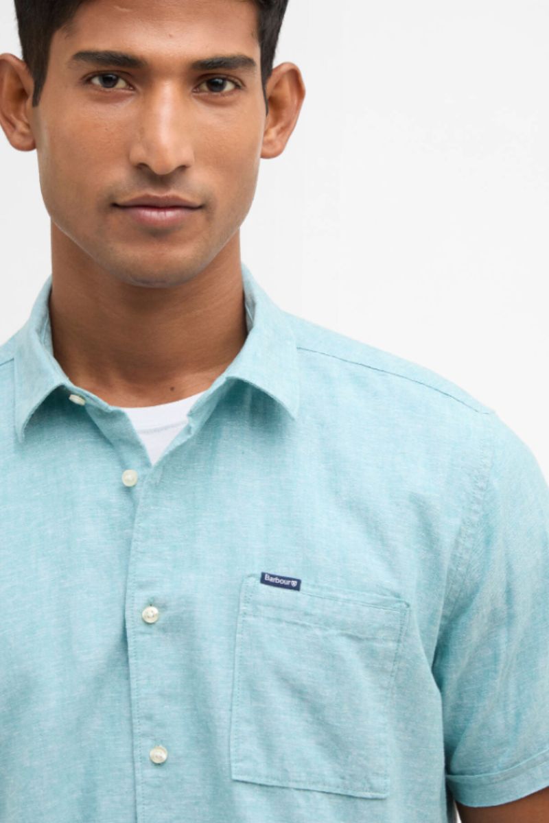 Barbour Nelson Shirt Light Teal