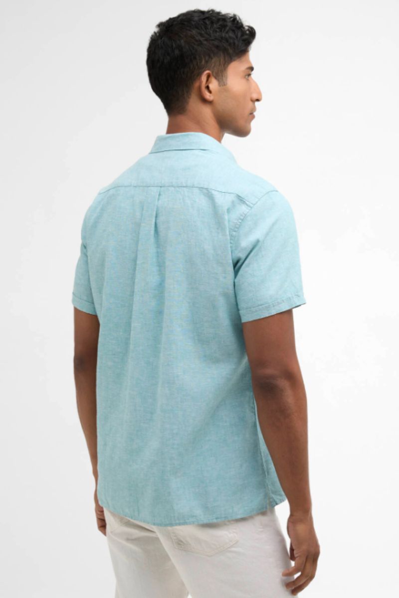 Barbour Nelson Shirt Light Teal