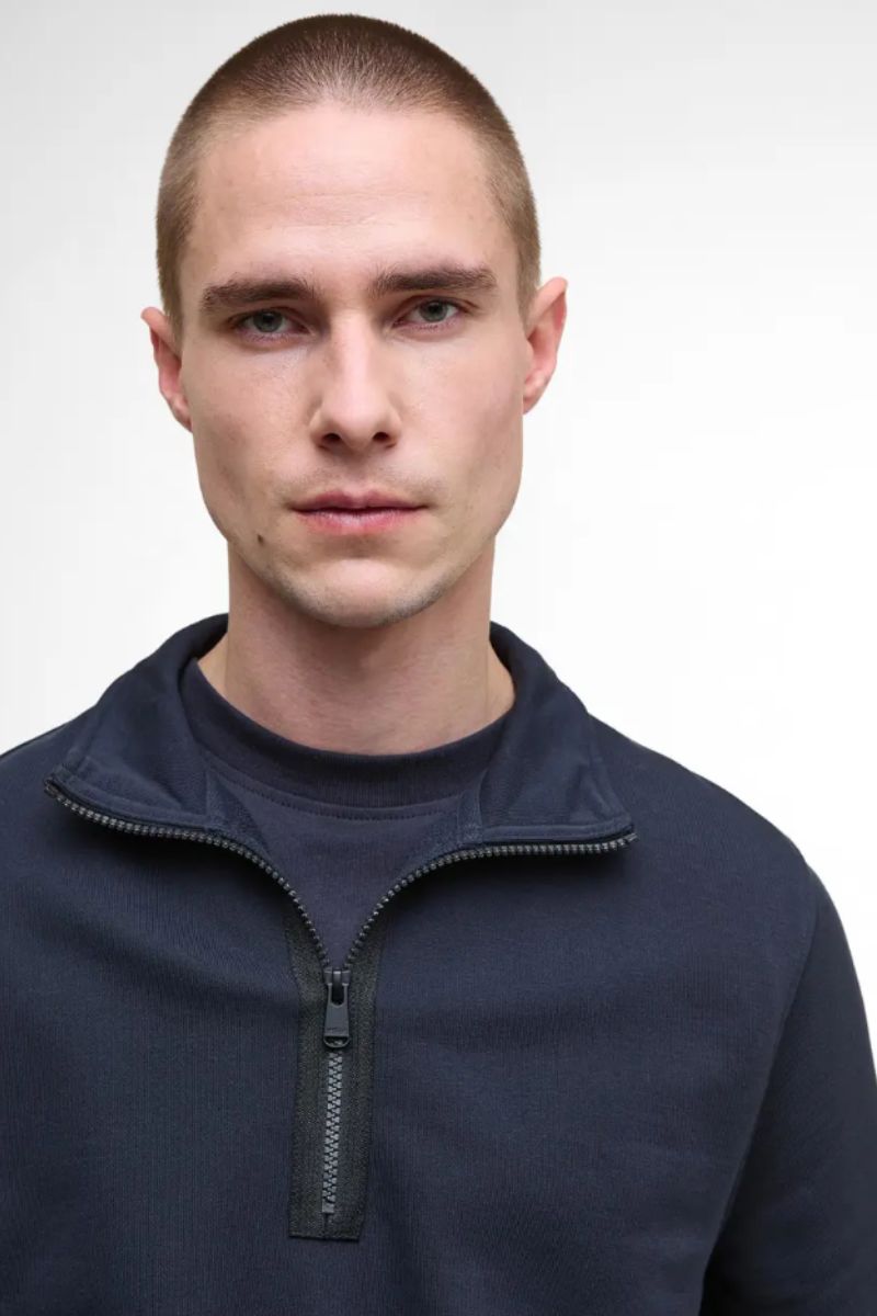 Barbour Intl Outline Funnell Sweatshirt Navy