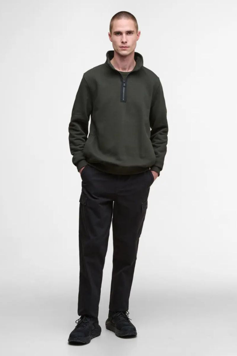 Barbour Intl Outline Funnell Sweatshirt Sage