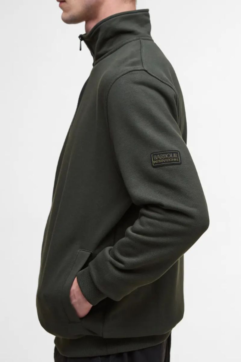 Barbour Intl Outline Funnell Sweatshirt Sage