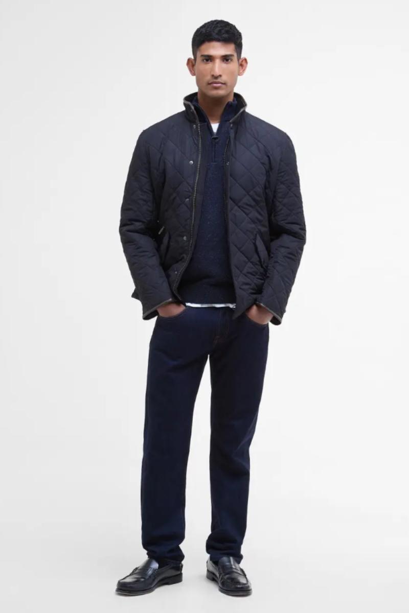 Barbour Powell Jacket Navy