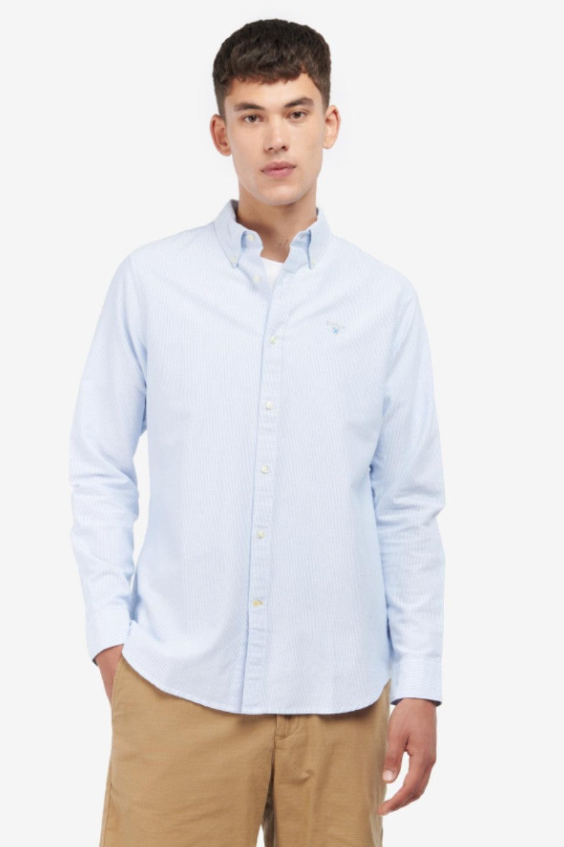 Barbour Stripe Oxford Shirt Blue