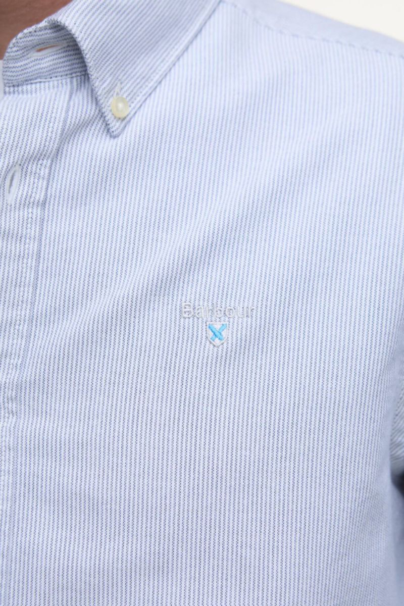 Barbour Stripe Oxtown Shirt Navy