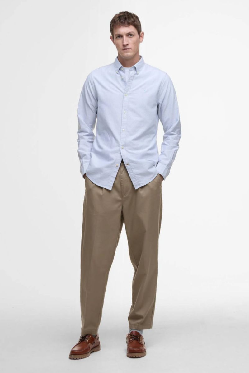 Barbour Stripe Oxtown Shirt Navy