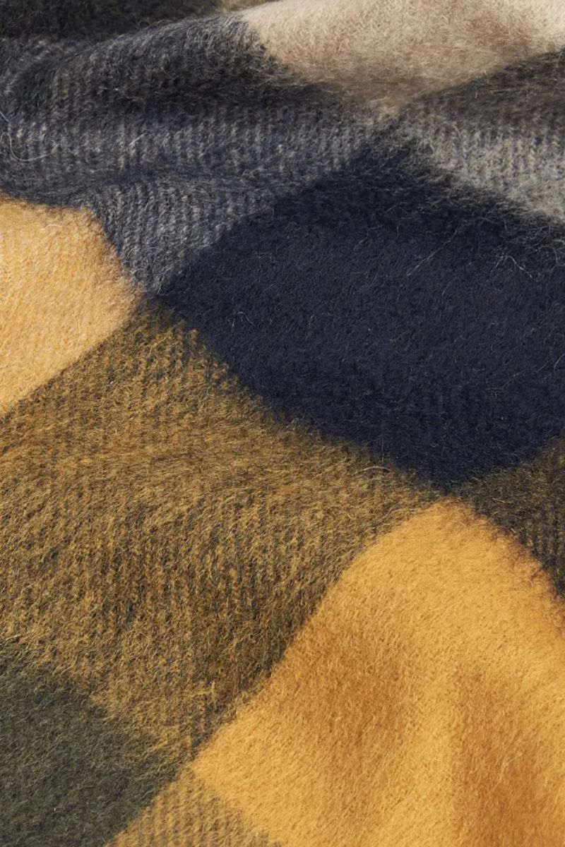 Barbour Tattersall Scarf Forest