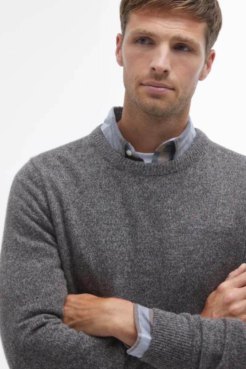 Barbour Essential Tisbury Crew Fog