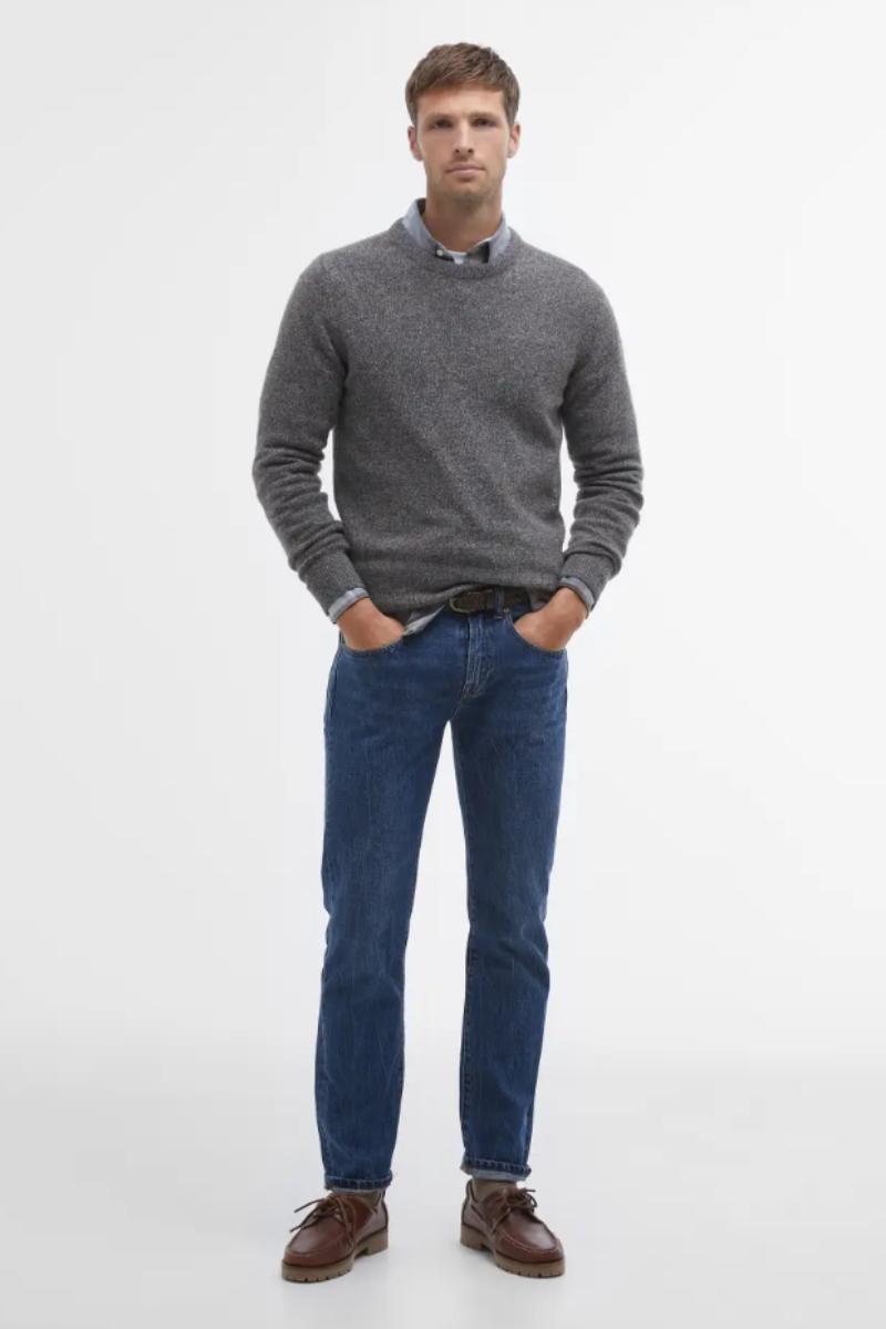 Barbour Essential Tisbury Crew Fog
