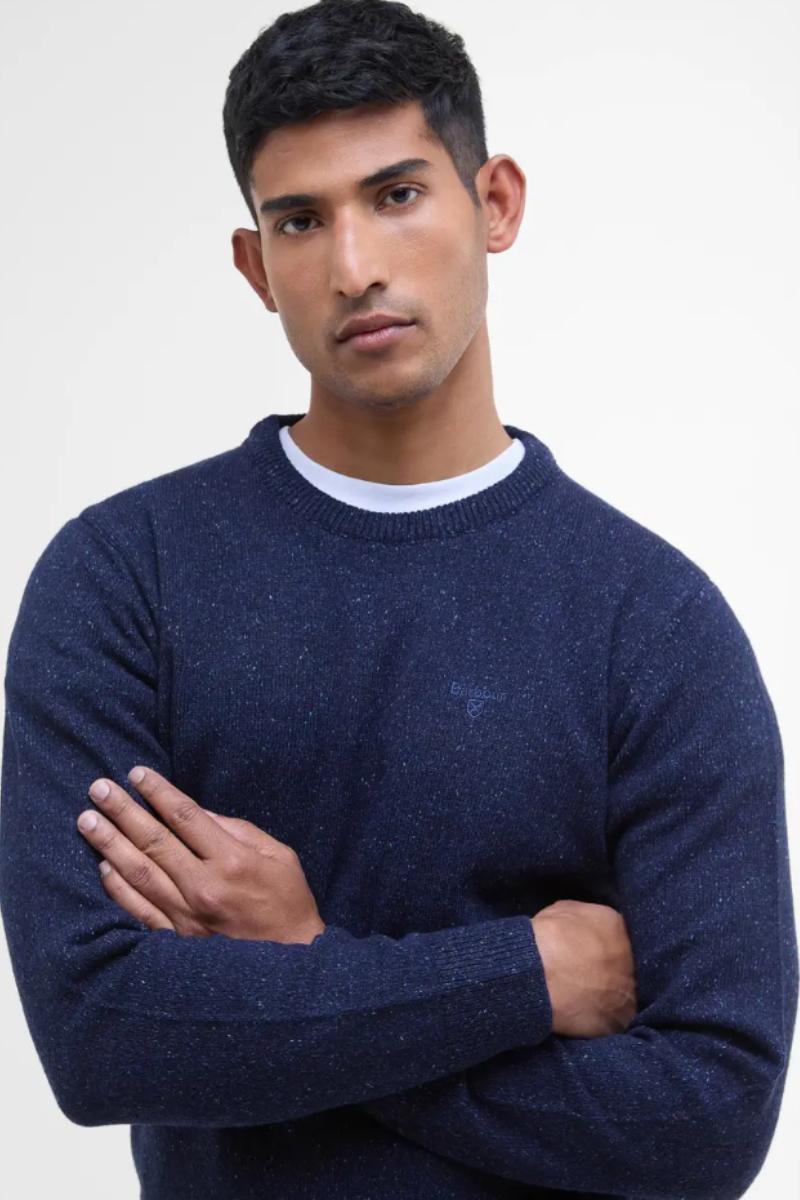 Barbour Essential Tisbury Crew Navy