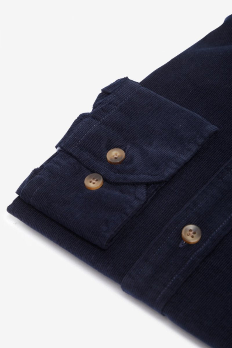 Benetti Alfie Corduroy Casual Shirt Navy