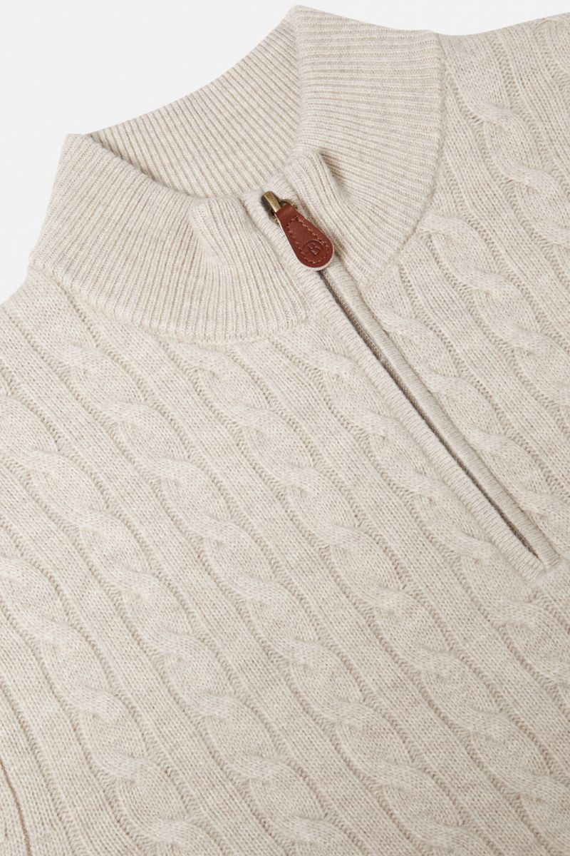 Benetti Grant 1/4 Zip Stone