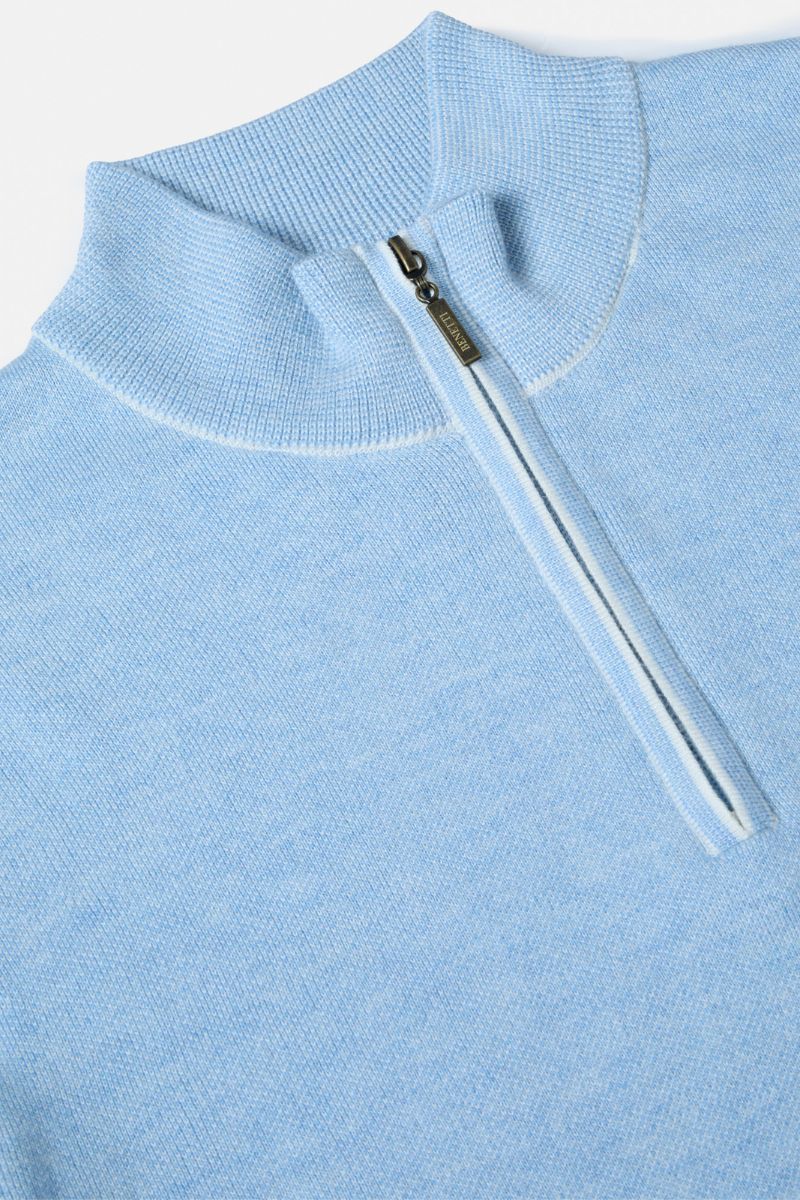Benetti Julius Half Zip Jumper Sky