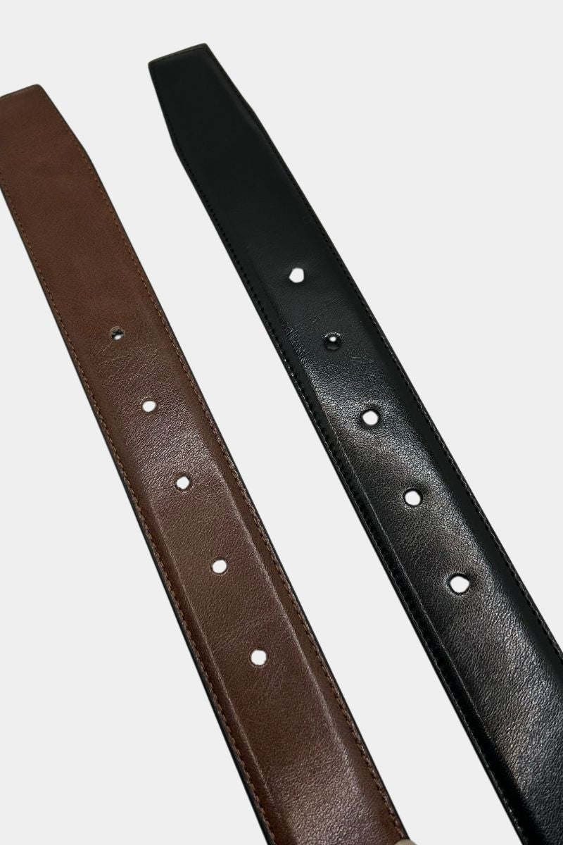 Benetti Reversible Belt Black & Brown