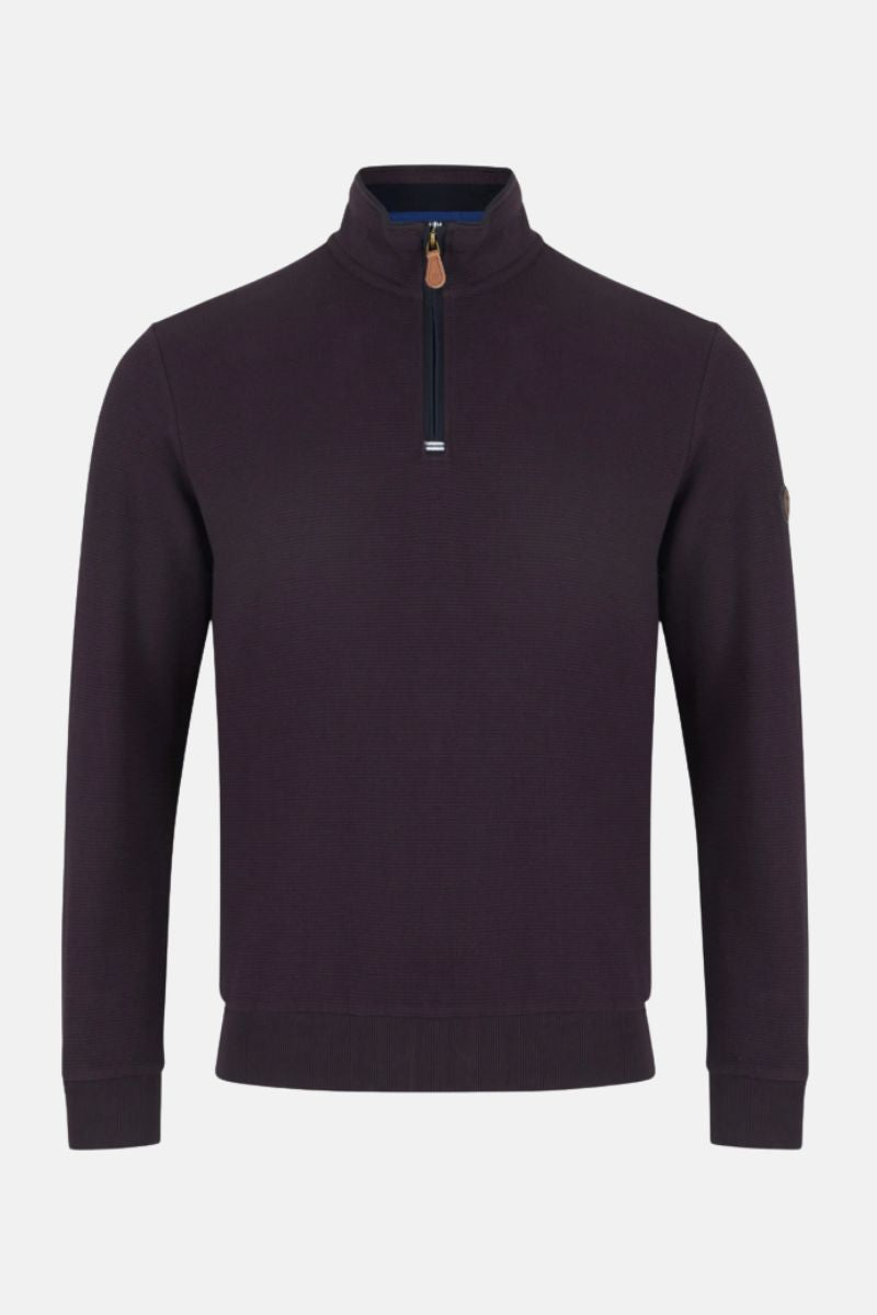Benetti Walter 1/4 Zip Grape